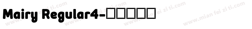 Mairy Regular4字体转换